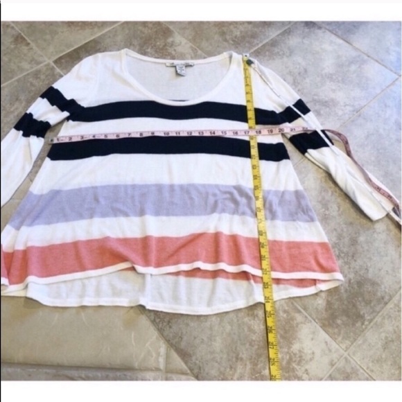🆕 American Rag striped high low scoop swea… - Picture 3 of 6